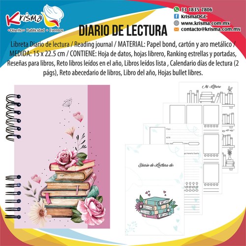 Libreta Diario de gratitud